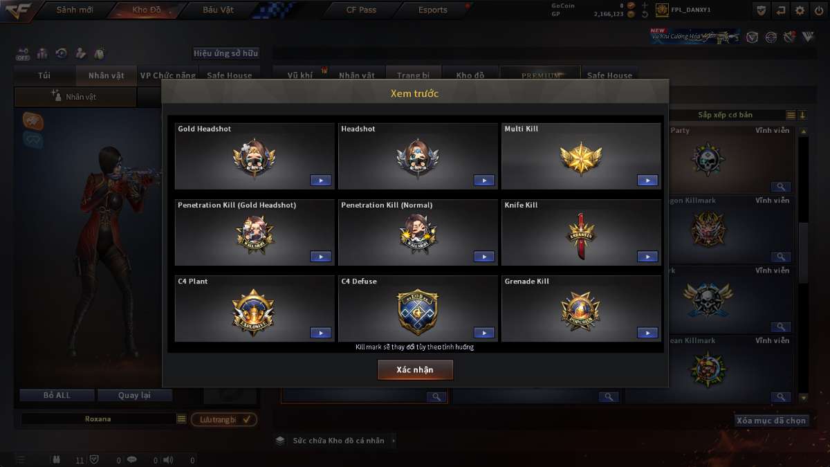shop acc cf uy tin gia re